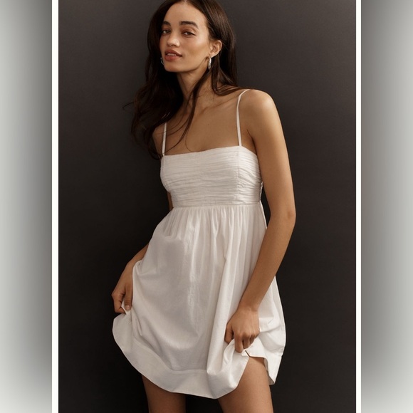 Anthropologie FOREVER THAT GIRL AIRY BABYDOLL MINI DRESS NWT - Picture 7 of 8